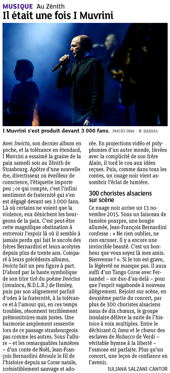 concert zenith strasbourg I Muvrini